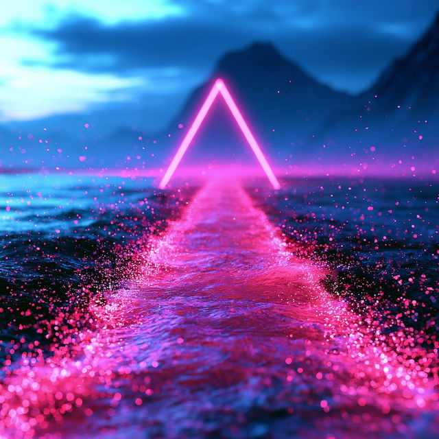 Glacioneon style, Midjourney V8.2, render 2 of 4