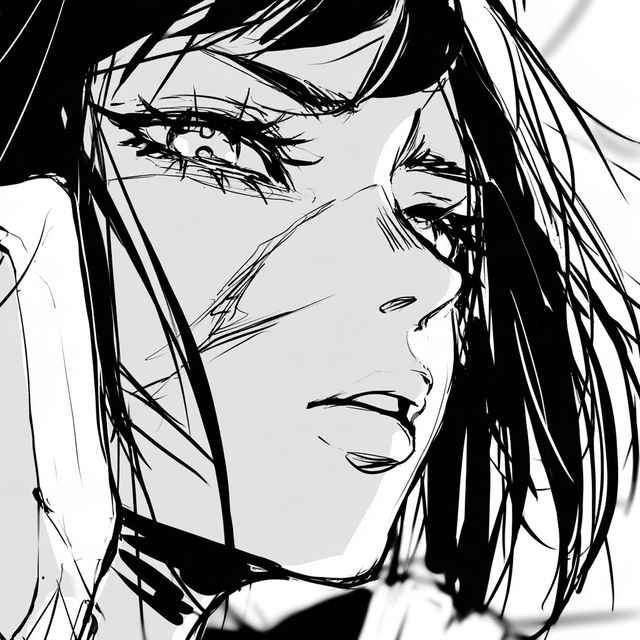 Inkshoujo style, Midjourney V8.2, render 2 of 4