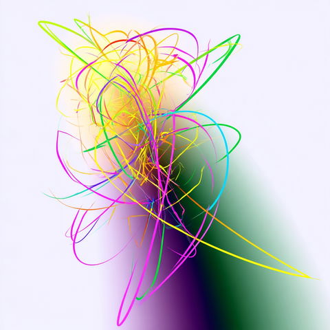 Colortrace Cyclone style (SREF codes), Midjourney V8.2