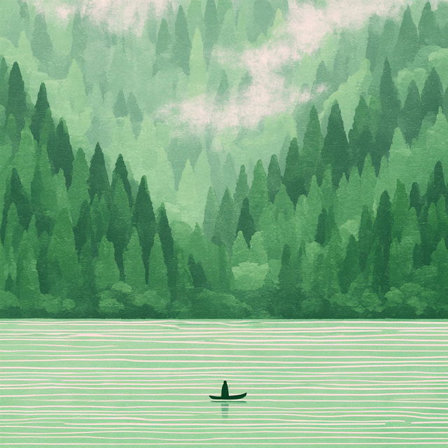 Pinecoral Lithopaint style, Midjourney V8.2, render 1 of 4
