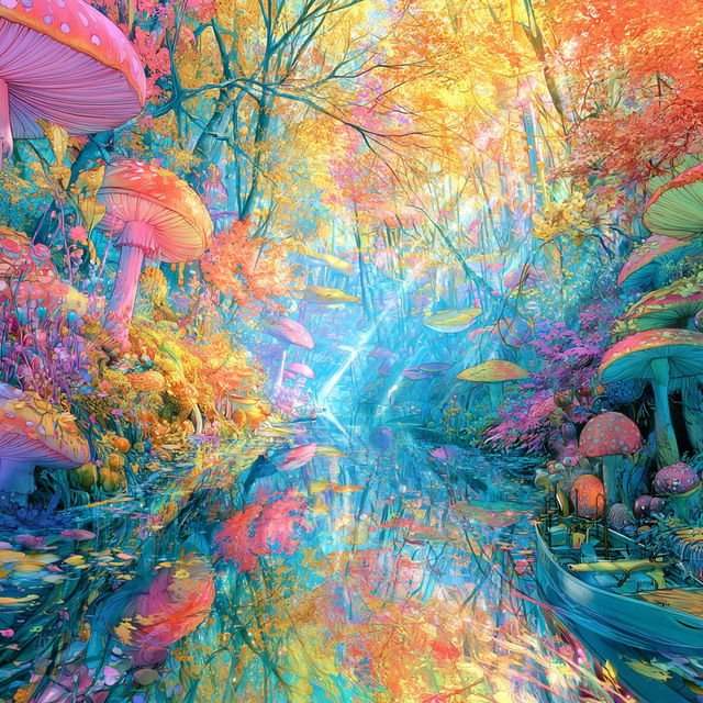 Botanical Collage Nouveau style, Midjourney V8.2, render 4 of 4