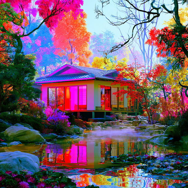 Electric Ink Garden style, Midjourney V8.2, render 4 of 4