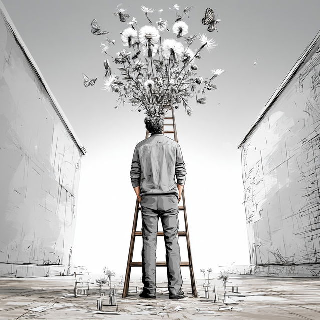 Dandelion Sounding style, Midjourney V8.2, render 3 of 4