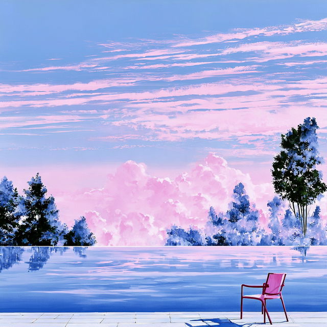 Chromabloom style, Midjourney V8.2, render 1 of 4