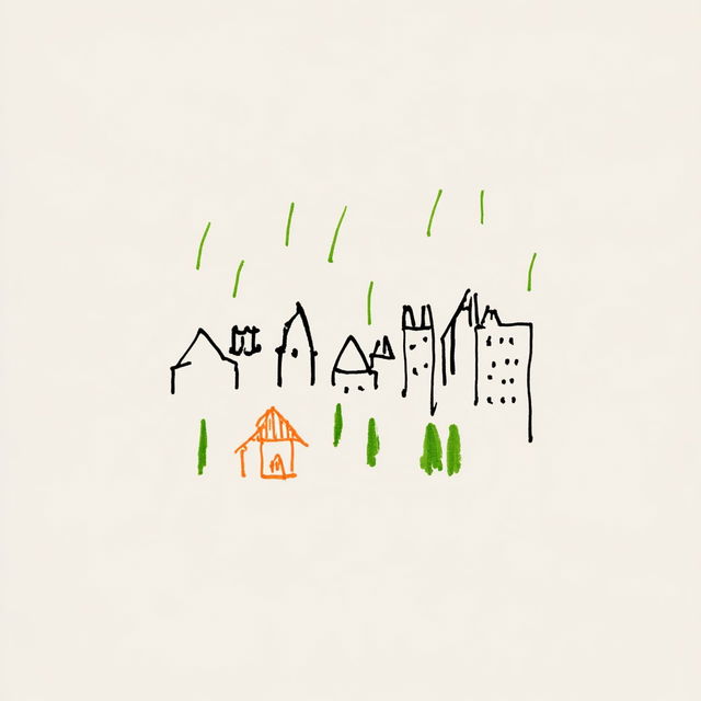 Doodlebop style, Midjourney V8.2, render 3 of 4