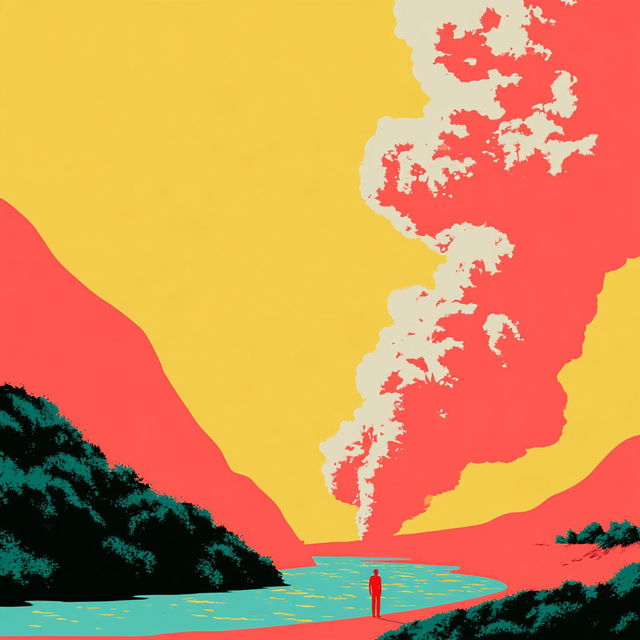 Carmelite Colorblock style, Midjourney V8.2, render 1 of 4