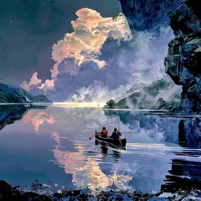Cumulus Baroque Valleys style, Midjourney V8.2, render 4 of 4