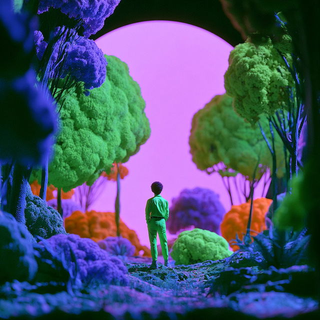 Atelier Magenta Oxide style, Midjourney V8.2, render 1 of 4
