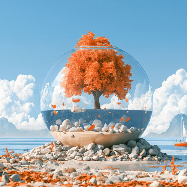 Mycelial Skyfoundry style, Midjourney V8.2, render 2 of 4