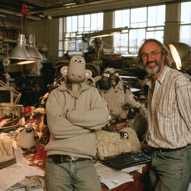 Aardman Animations style, Midjourney V8.2, render 3 of 4