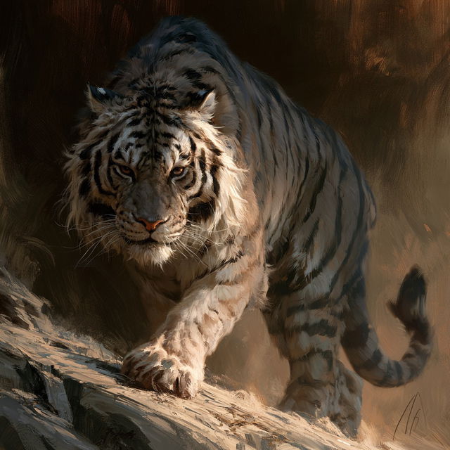 Aaron Blaise style, Midjourney V8.2, render 3 of 4