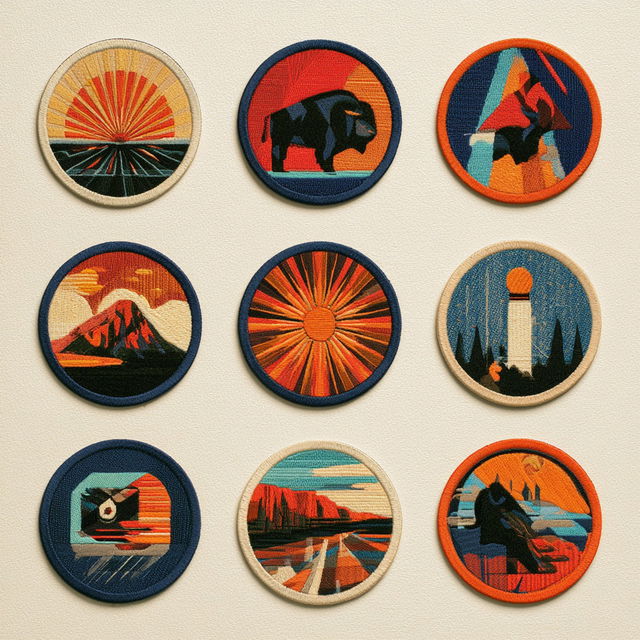 Aaron James Draplin style, Midjourney V8.2, render 2 of 4