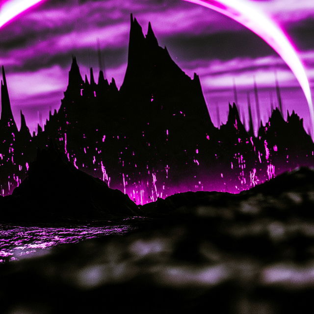 Screentone Cathedrals style, Midjourney V8.2, render 4 of 4