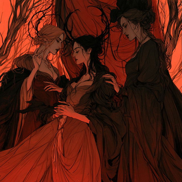 Abigail Larson style, Midjourney V8.2, render 3 of 4