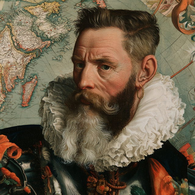 Abraham Ortelius style, Midjourney V8.2, render 2 of 4