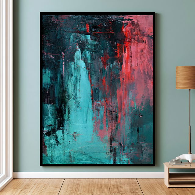 Abstract art style, Midjourney V8.2, render 2 of 4