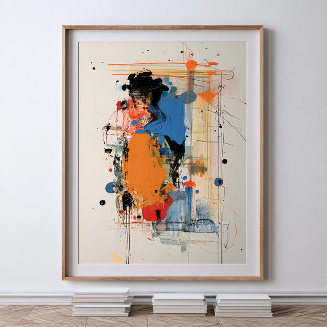 Abstract art style, Midjourney V8.2, render 4 of 4