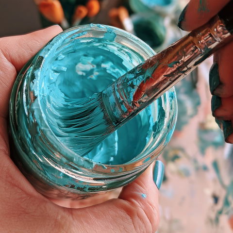 Acrylic paint style (Techniques), Midjourney V8.2