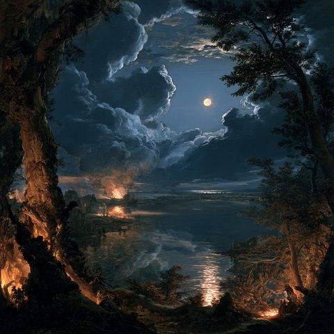 Adam Elsheimer style (Painters), Midjourney V8.2