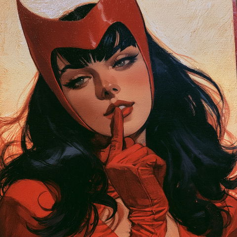 Adam Hughes style (Illustrators), Midjourney V8.2