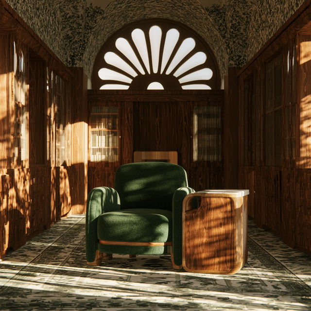 Adolf Loos style, Midjourney V8.2, render 3 of 4