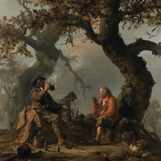 Adriaen van Ostade style, Midjourney V8.2, render 2 of 4