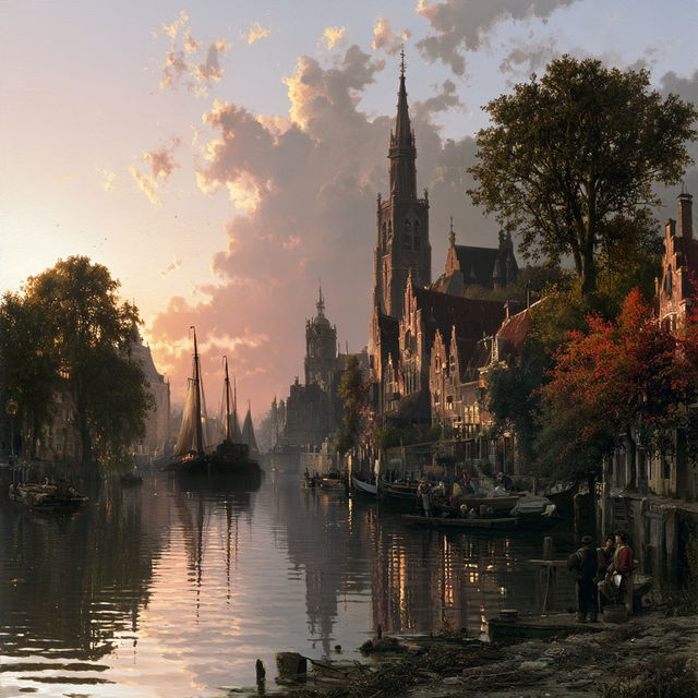Adrianus Eversen style, Midjourney V8.2, render 2 of 4