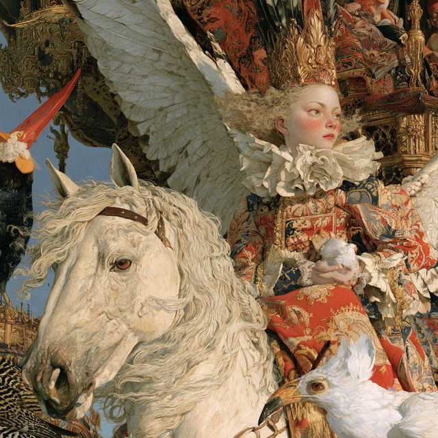 Adrienne Segur style, Midjourney V8.2, render 2 of 4