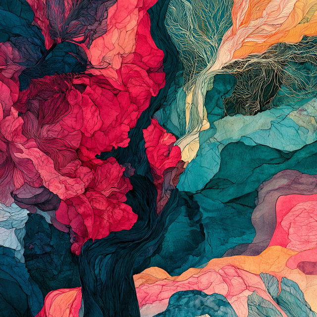 Tidemarbled Phyllonics style, Midjourney V8.2, render 2 of 4