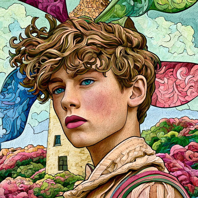 Chromafloric Storyline style, Midjourney V8.2, render 3 of 4