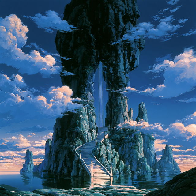 Mythomarble style, Midjourney V8.2, render 3 of 4