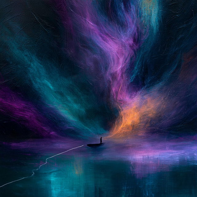 Indigoviolet Monastics style, Midjourney V8.2, render 1 of 4
