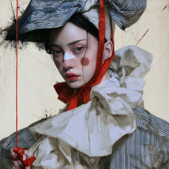 Afarin Sajedi style, Midjourney V8.2, render 1 of 4
