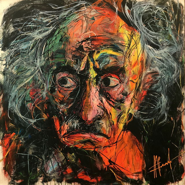 Affandi style, Midjourney V8.2, render 3 of 4