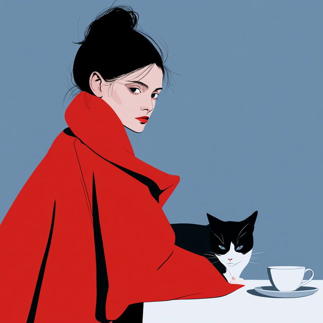 Agathe Sorlet style, Midjourney V8.2, render 2 of 4
