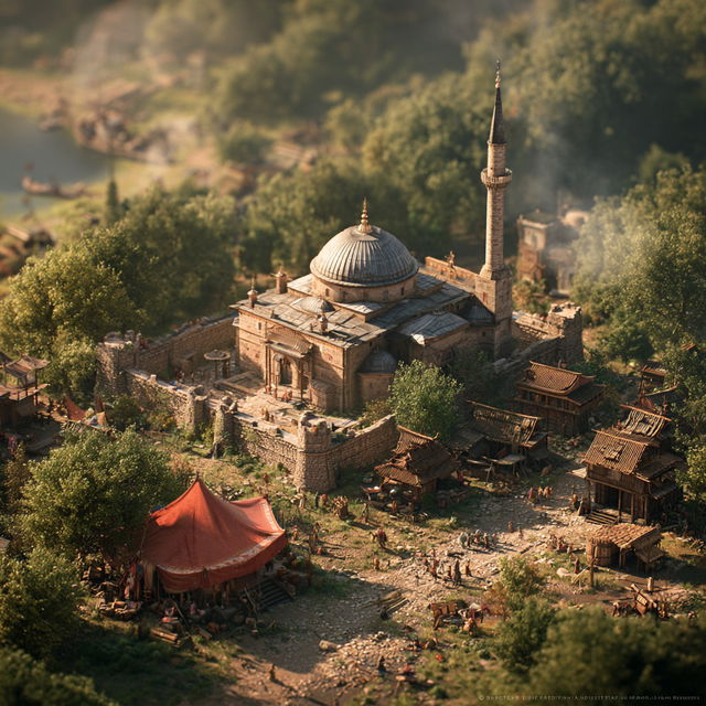 Age of Empires style, Midjourney V8.2, render 4 of 4