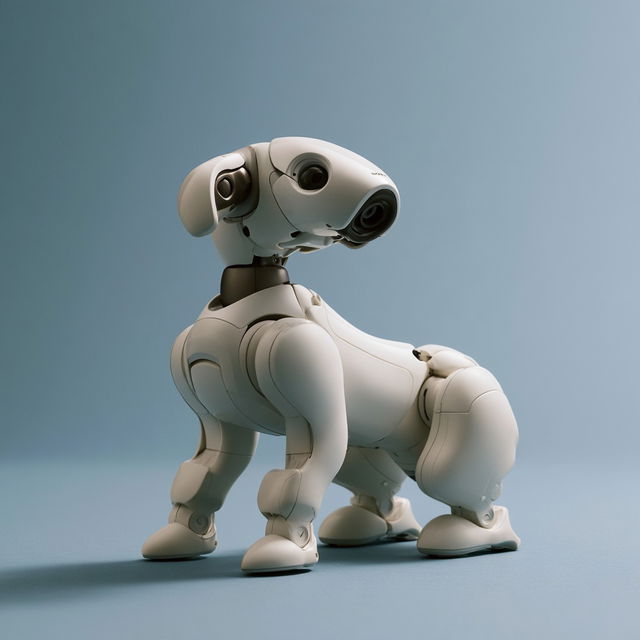 Aibo style, Midjourney V8.2, render 2 of 4