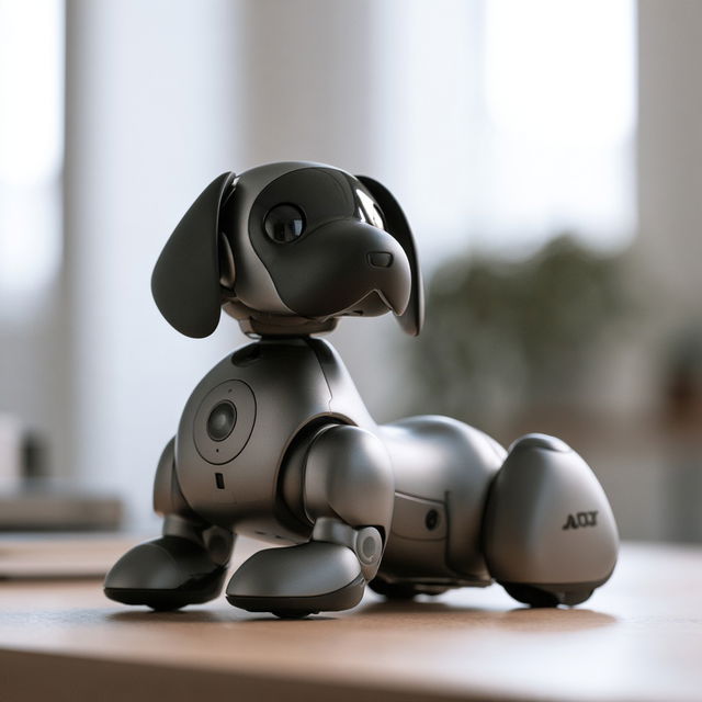 Aibo style, Midjourney V8.2, render 1 of 4