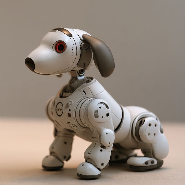 Aibo style, Midjourney V8.2, render 3 of 4