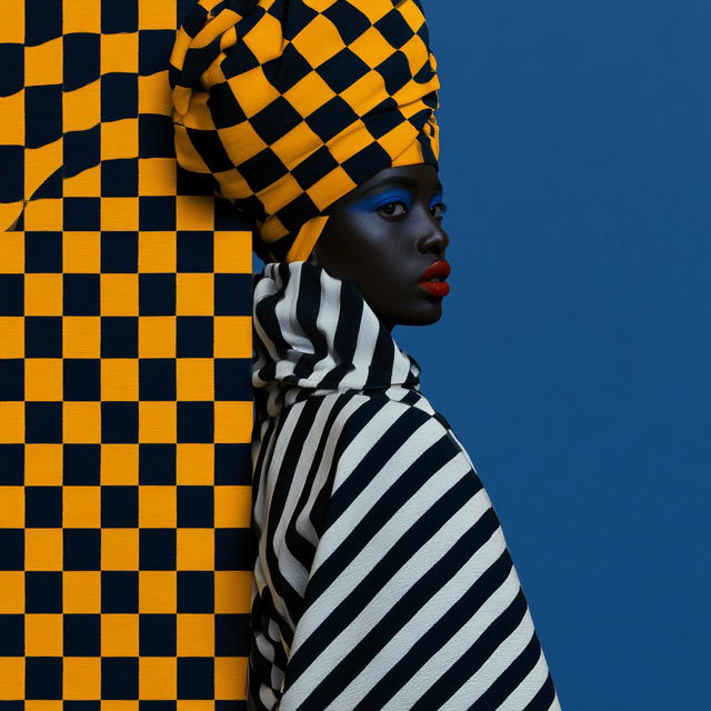 Aida Muluneh style, Midjourney V8.2, render 3 of 4
