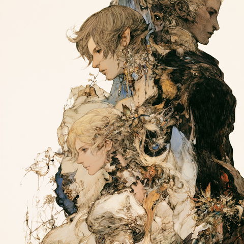 Akihiko Yoshida style (Illustrators), Midjourney V8.2