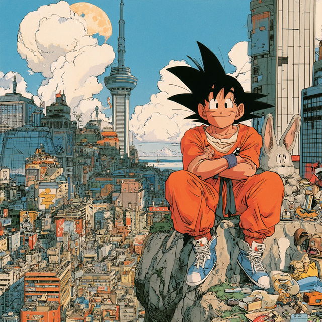 Akira Toriyama style, Midjourney V8.2, render 2 of 4