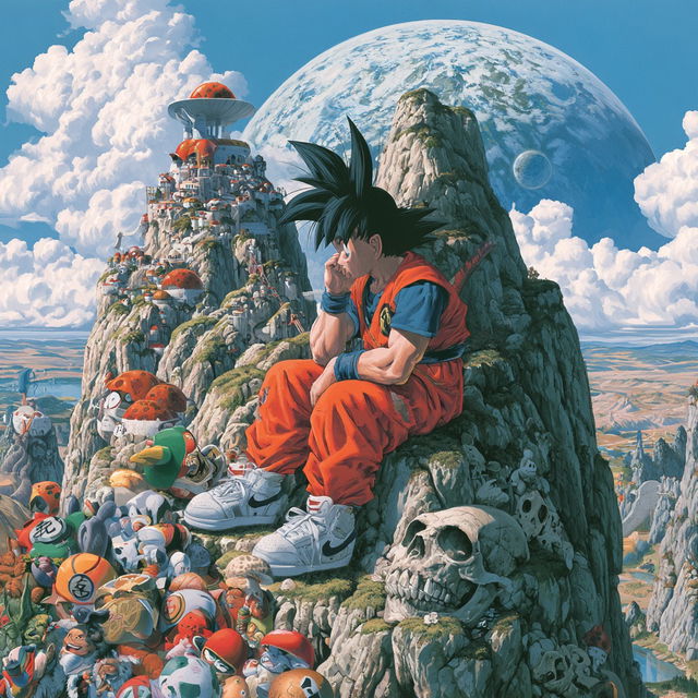 Akira Toriyama style, Midjourney V8.2, render 3 of 4