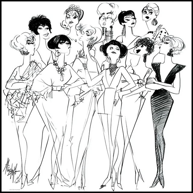 Al Hirschfeld style, Midjourney V8.2, render 1 of 4
