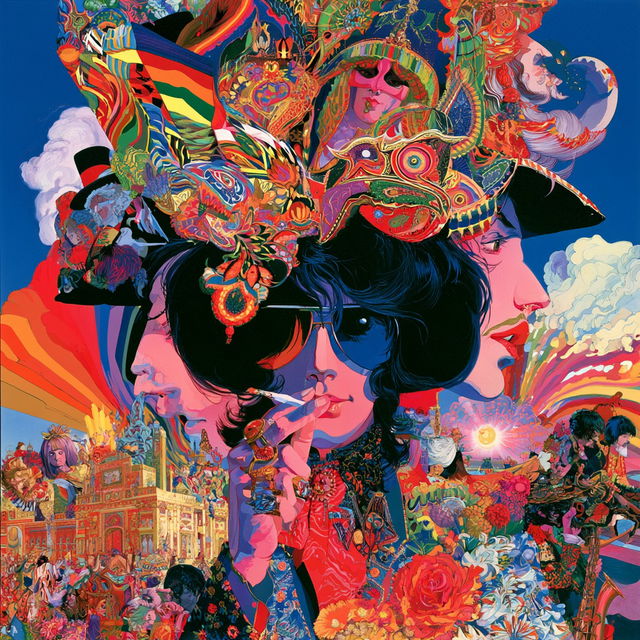 Alan Aldridge style, Midjourney V8.2, render 3 of 4