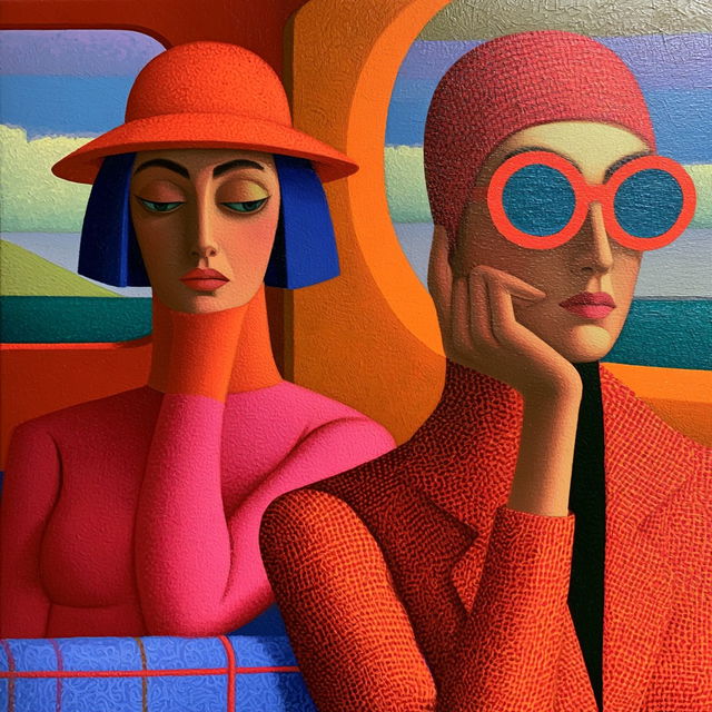 Alan Kenny style, Midjourney V8.2, render 1 of 4