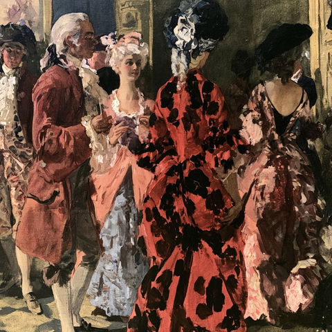 Albert Benois style (Painters), Midjourney V8.2