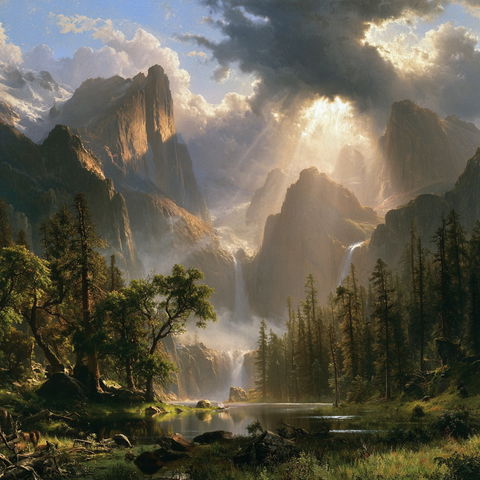 Albert Bierstadt style (Painters), Midjourney V8.2