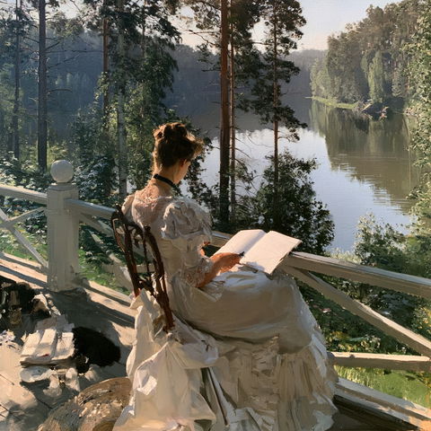 Albert Edelfelt style (Painters), Midjourney V8.2
