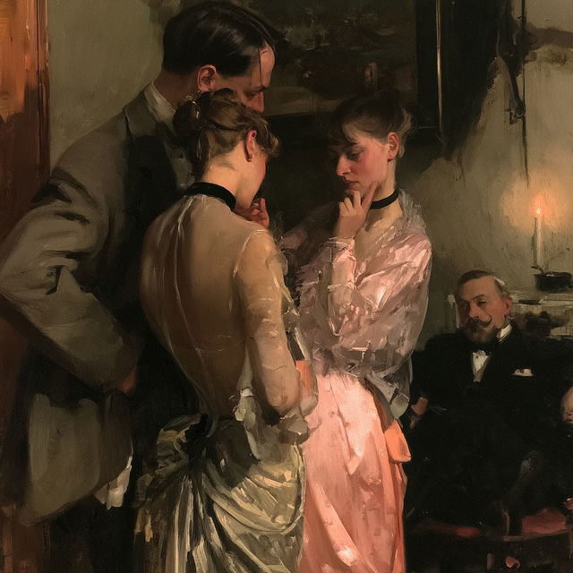 Albert Edelfelt style, Midjourney V8.2, render 3 of 4